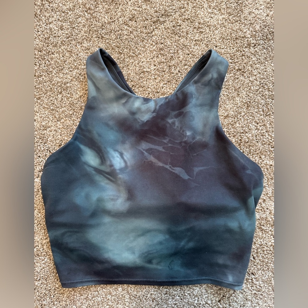 Athleta Conscious Crop Printed Tie-Dye Tank Top